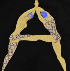 A Plate - The Alphabet after Erté, 1986