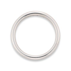 Platinum Court Shaped Wedding Band, Bentley & Skinner, London 2011