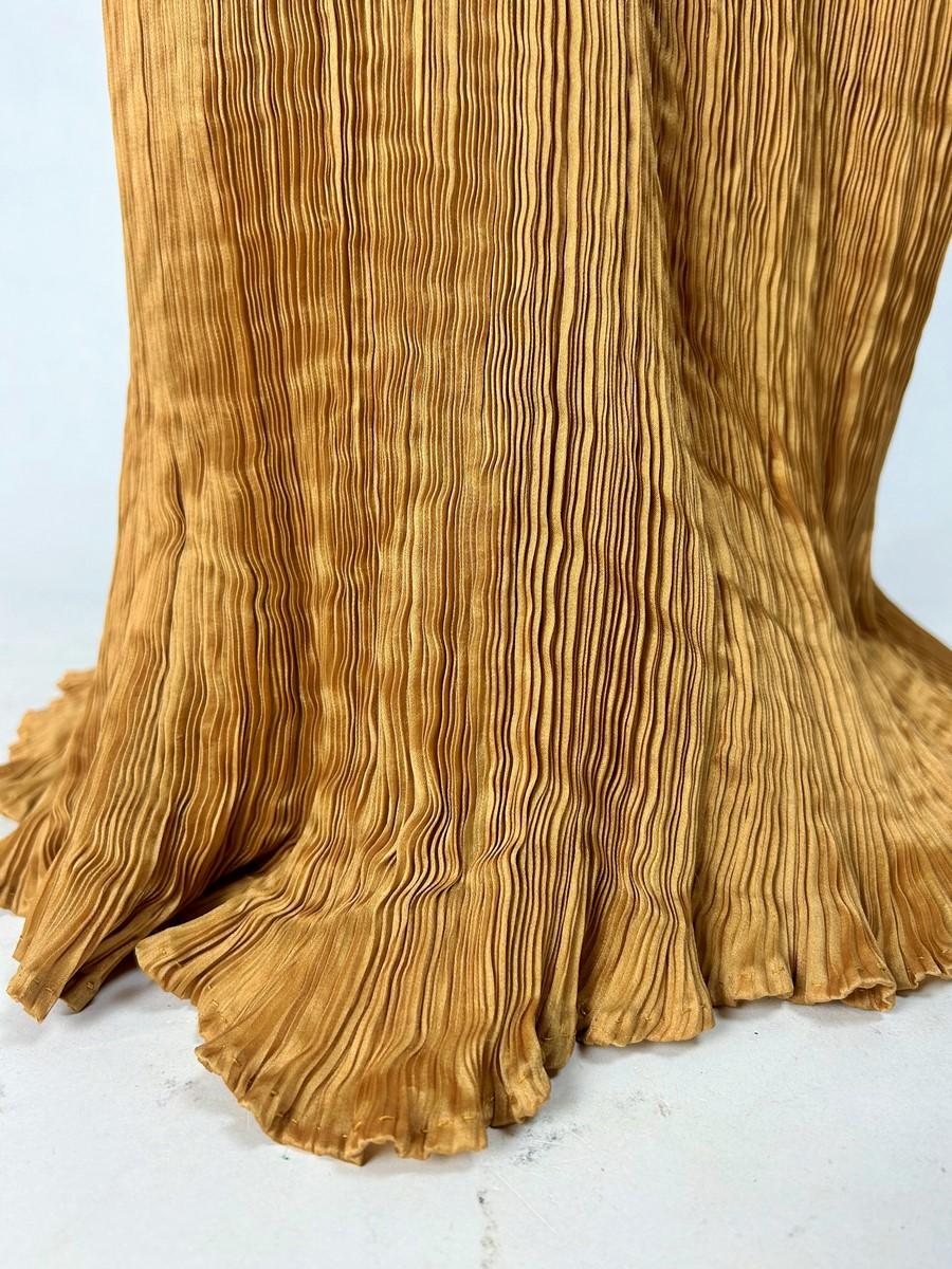 A Pleated Silk Delphos dress by Mariano Fortuny - Venice Circa 1930 For Sale 8
