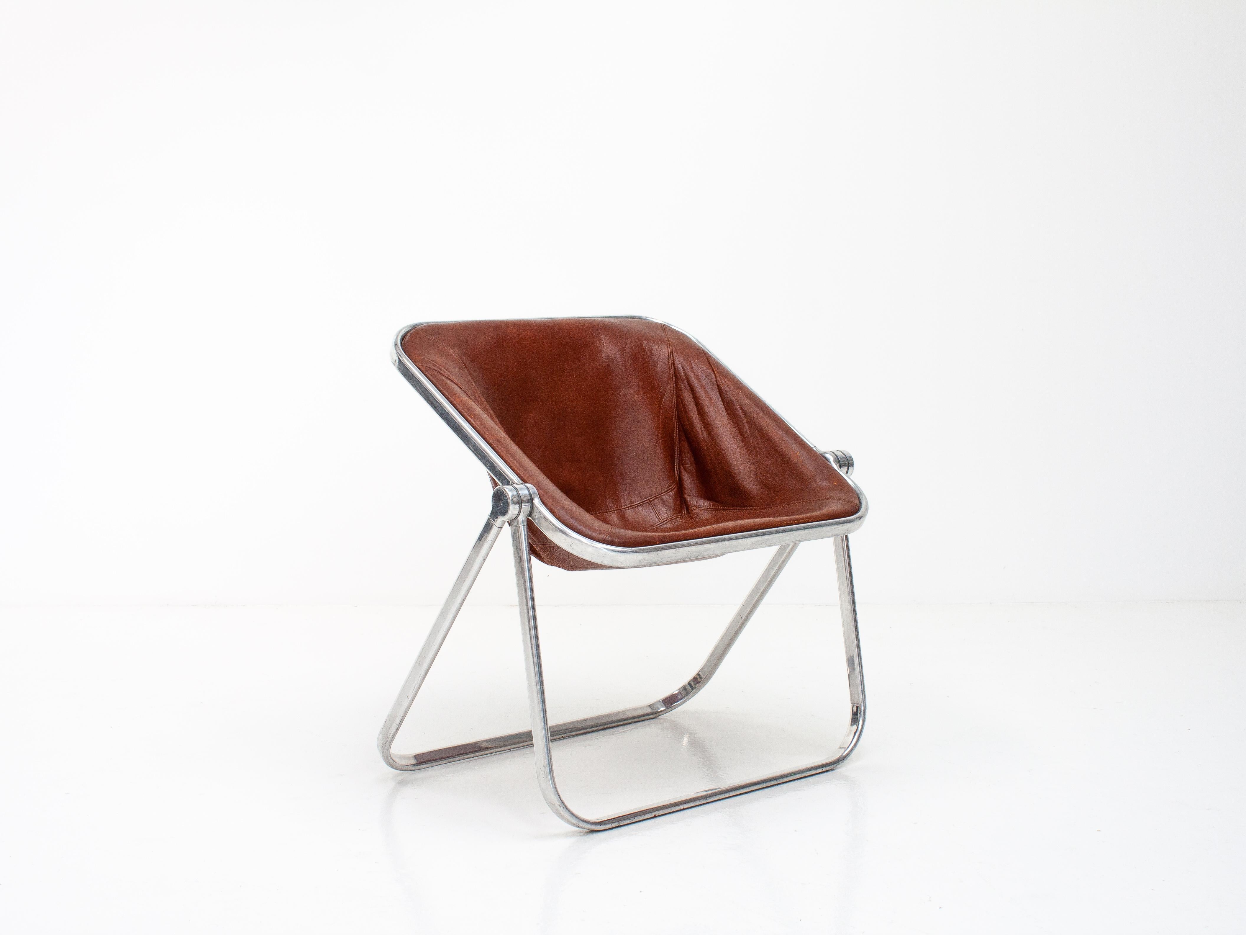 Plona Folding Lounge Chair by Giancarlo Piretti for Castelli in 1969, Italy 1