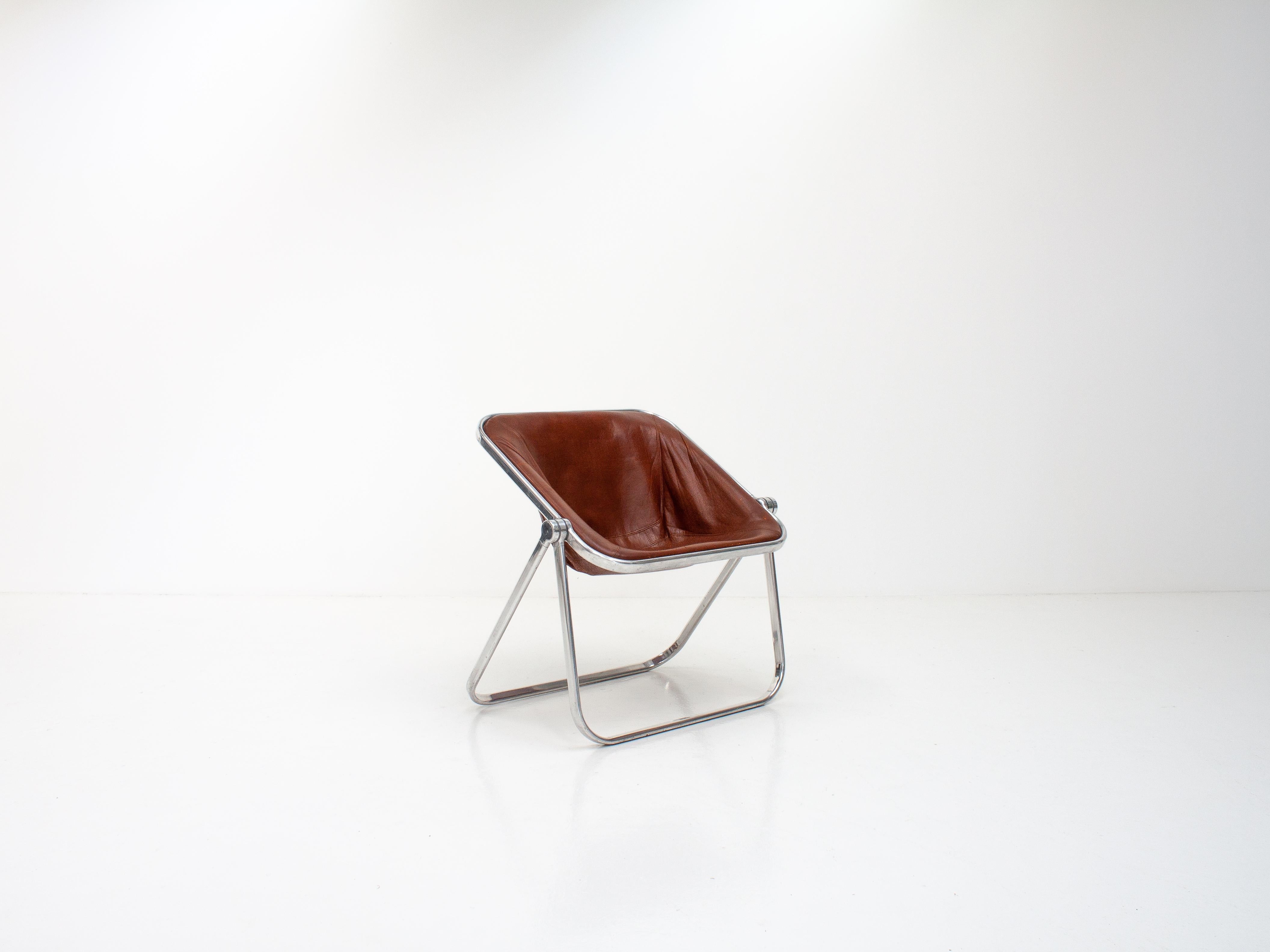 Italian Plona Folding Lounge Chair by Giancarlo Piretti for Castelli in 1969, Italy