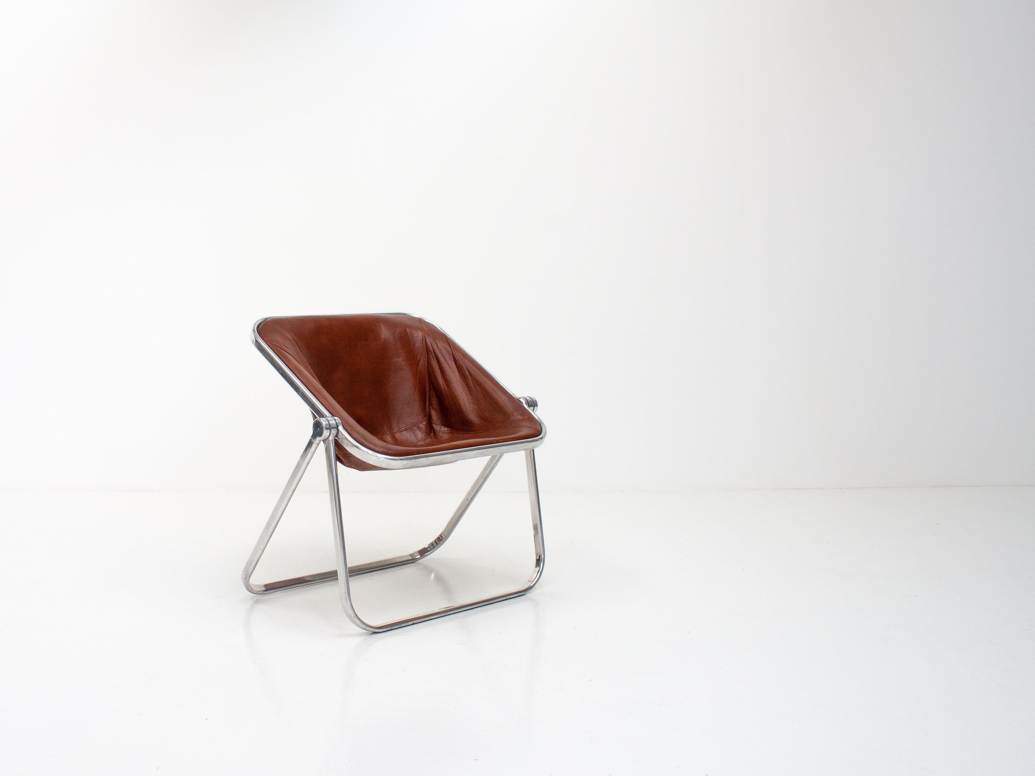 20th Century Plona Folding Lounge Chair by Giancarlo Piretti for Castelli in 1969, Italy
