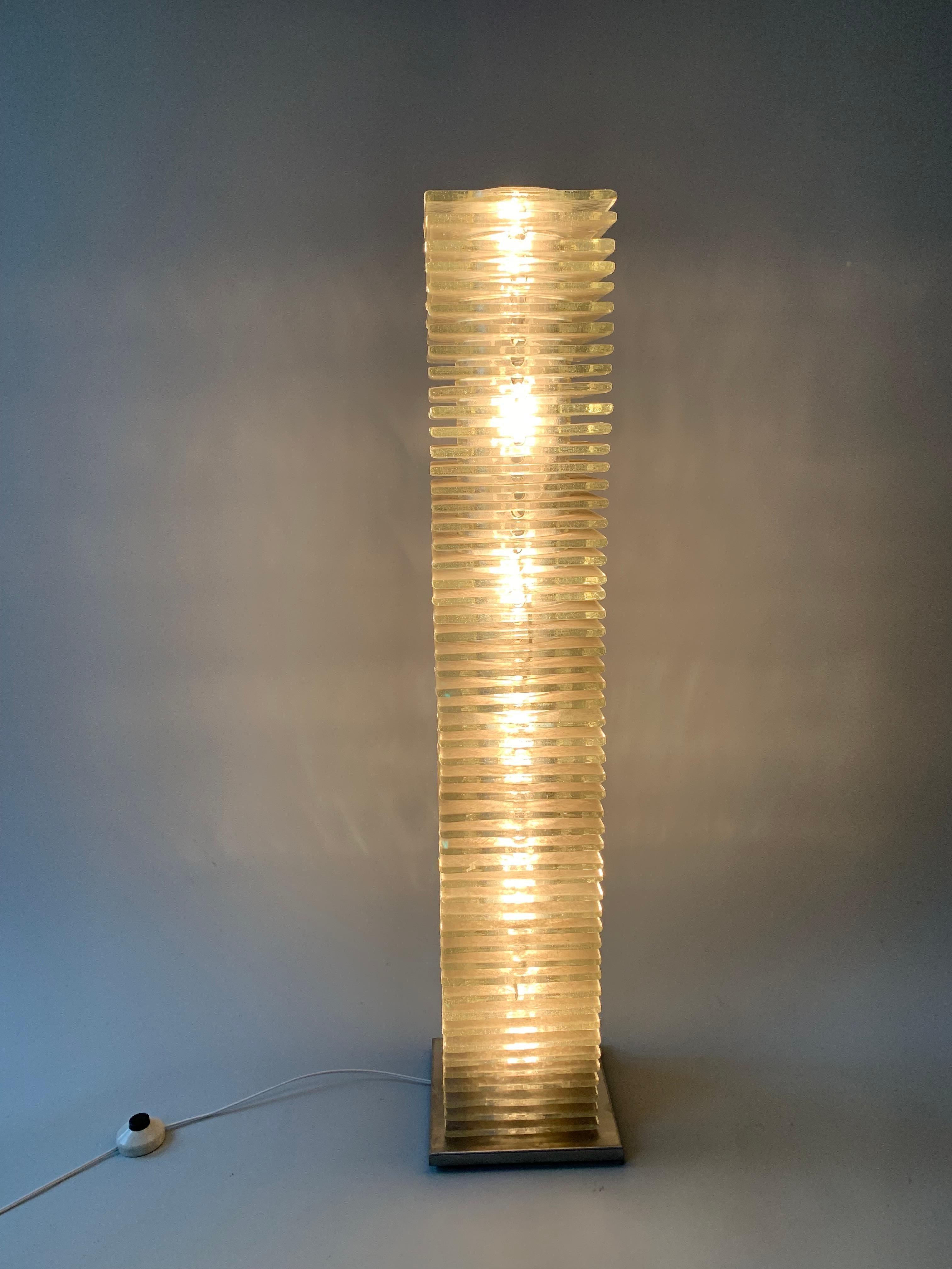 A Poliarte “Lacerta” standing light In Good Condition For Sale In New York, NY