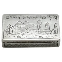 A Polish Silver Snuff Box Circa 1900