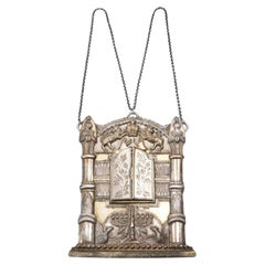 A Polish Silver Torah Shield by Pogorzelski, Warsaw, 1890