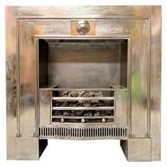 Polished 19th Century Regency Style Register Fireplace Insert