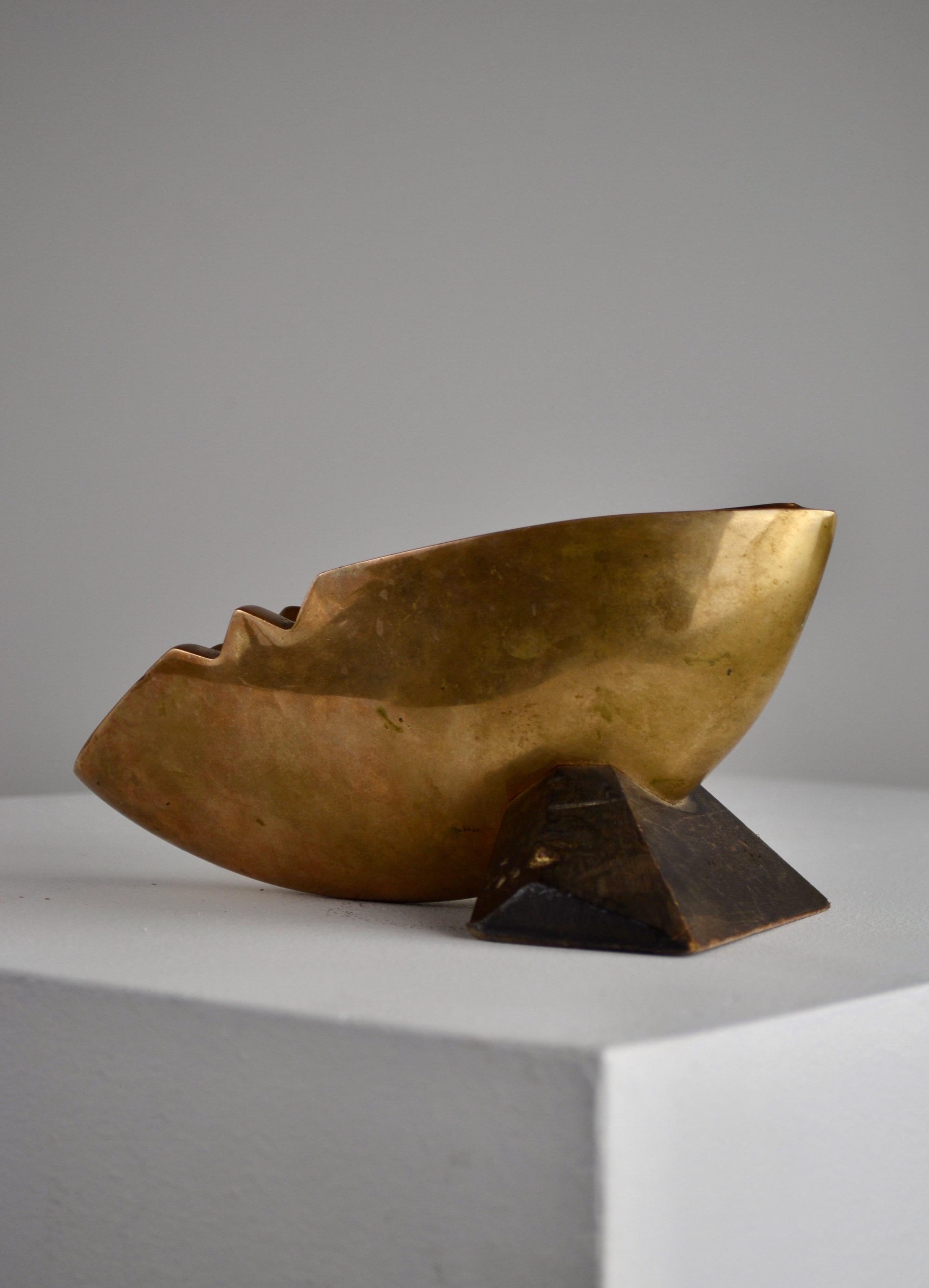 Una scultura in bronzo lucido degli anni '30 - Francia In condizioni buone in vendita a SOTTEVILLE-LÈS-ROUEN, FR