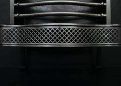 A Polished Steel Firegrate in the Georgian Style