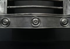 A Polished Steel Georgian Firegrate