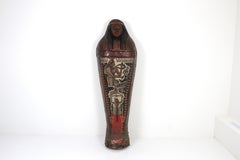 A polychrome decorated theater papier-mâché sarcophagus cover, 1st half 20th C.