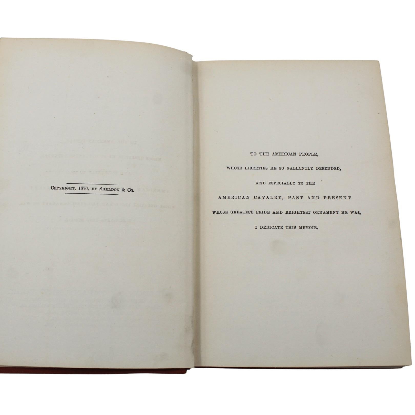 Fin du XIXe siècle Une vie populaire de genre George A. Custer par Frederick Whittaker, première édition en vente