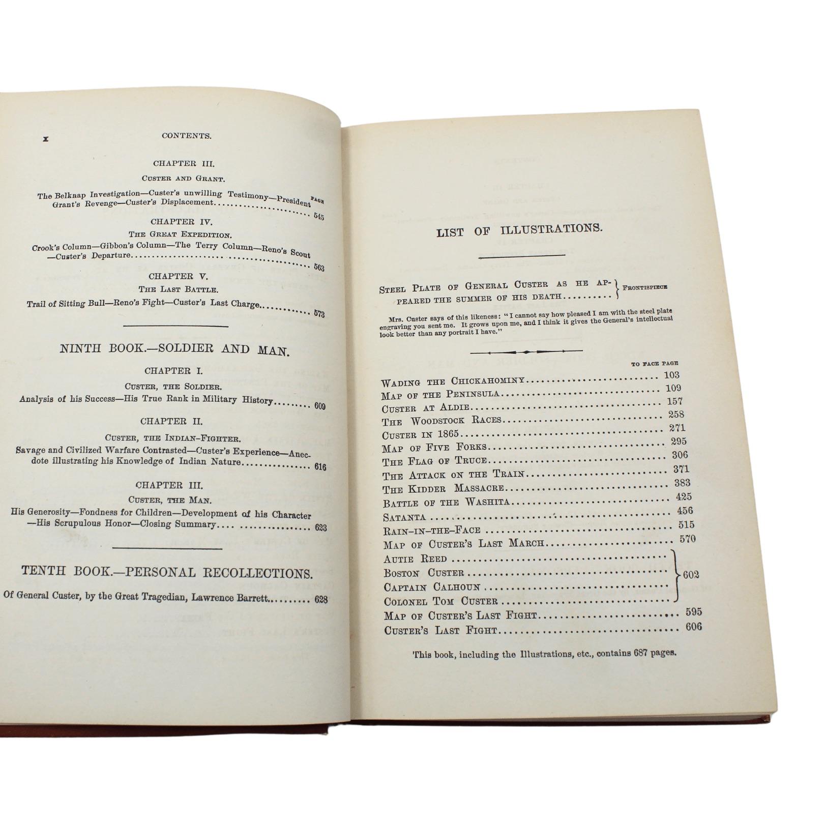 Papier Une vie populaire de genre George A. Custer par Frederick Whittaker, première édition en vente