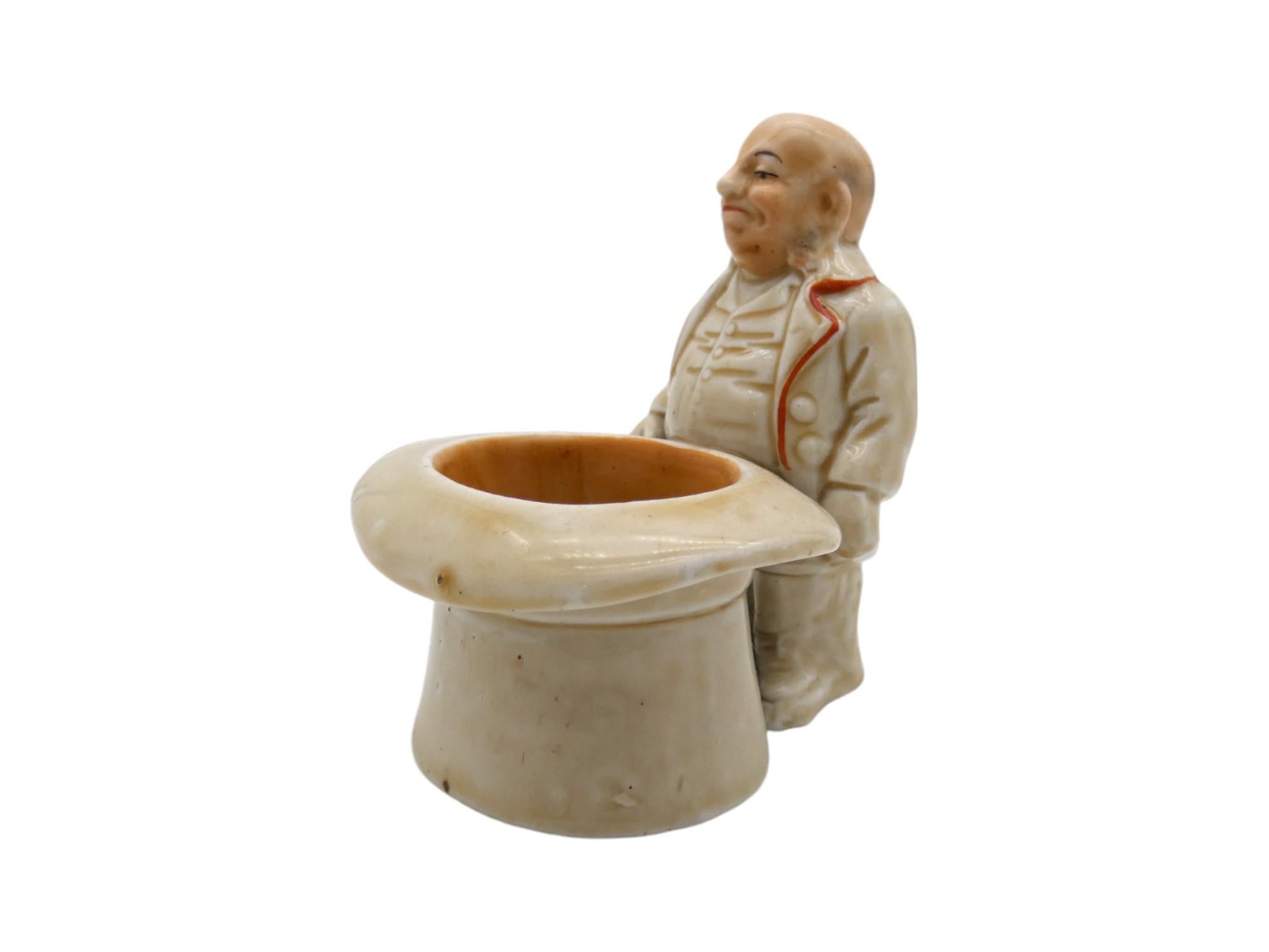 European A Porcelain Jewish Banker Figurine, Europe early 20th century For Sale