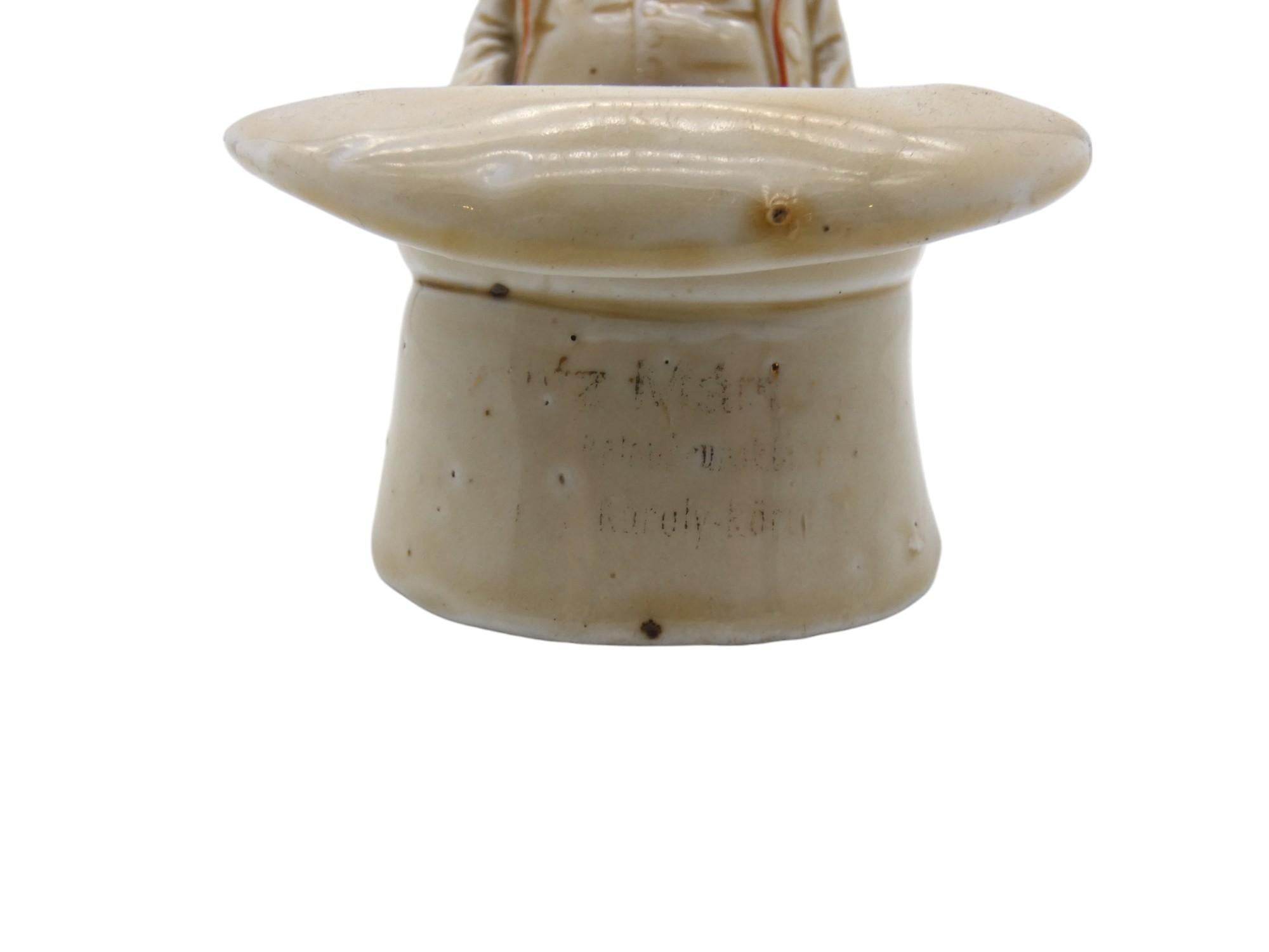 20th Century A Porcelain Jewish Banker Figurine, Europe early 20th century For Sale