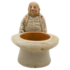 Antique A Porcelain Jewish Banker Figurine, Europe early 20th century