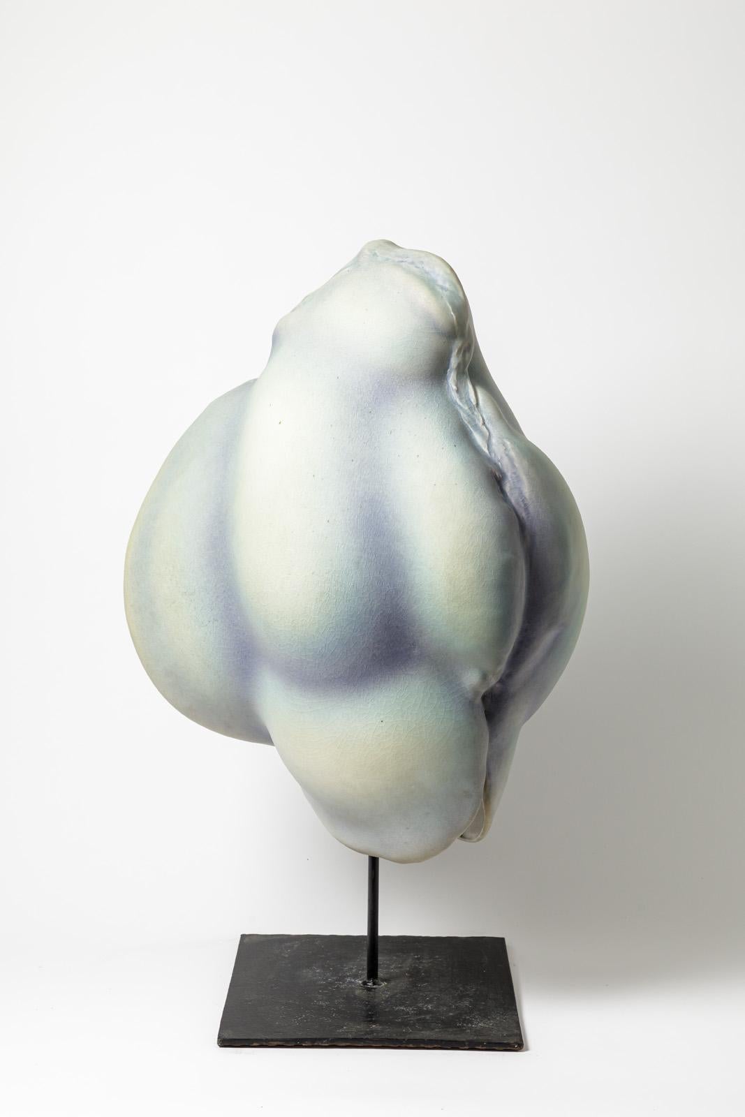 Ceramic A porcelain sculpture by Wayne Fischer, 1997 For Sale