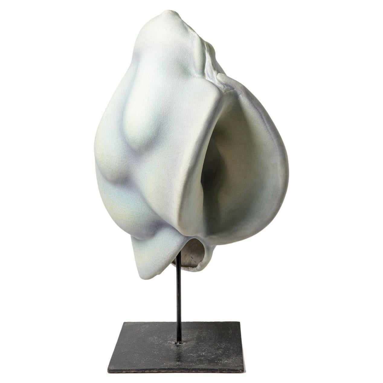 A porcelain sculpture by Wayne Fischer, 1997 For Sale