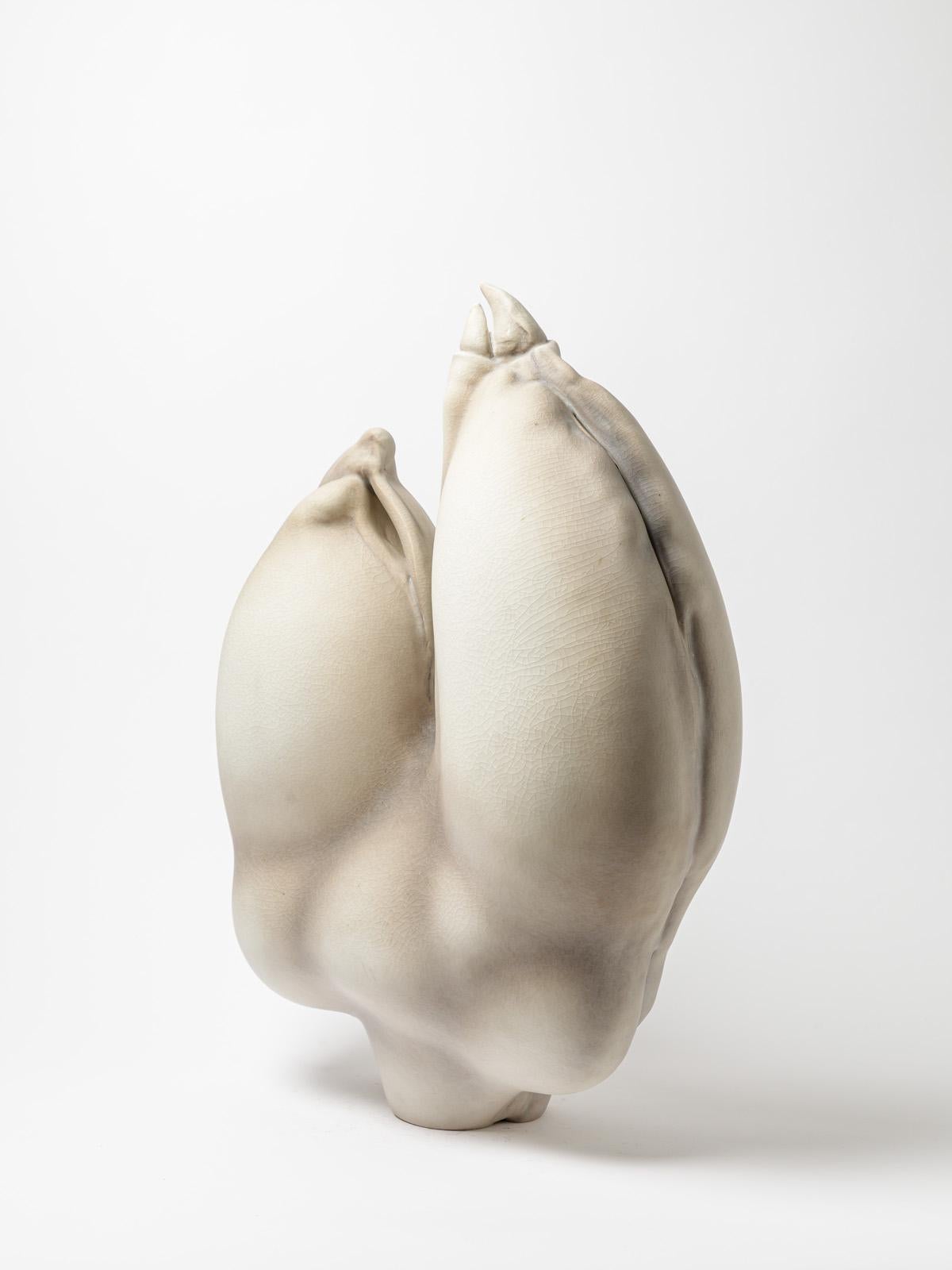 Porzellanskulptur von Wayne Fischer, 2018 (Französisch) im Angebot