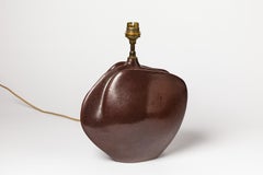 Porcelain Table Lamp with Glaze Decoration by Tim Orr, circa 1970