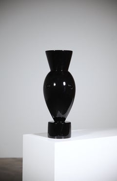 Vaso in porcellana "Champs de Mars" di Olivier Gagnère per Virebent Francia anni '90