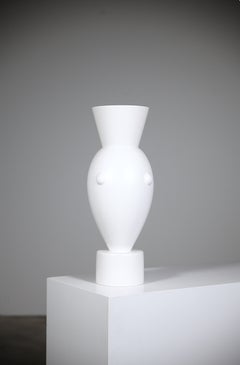 Vaso in porcellana "Champs de Mars" di Olivier Gagnère per Virebent Francia anni '90