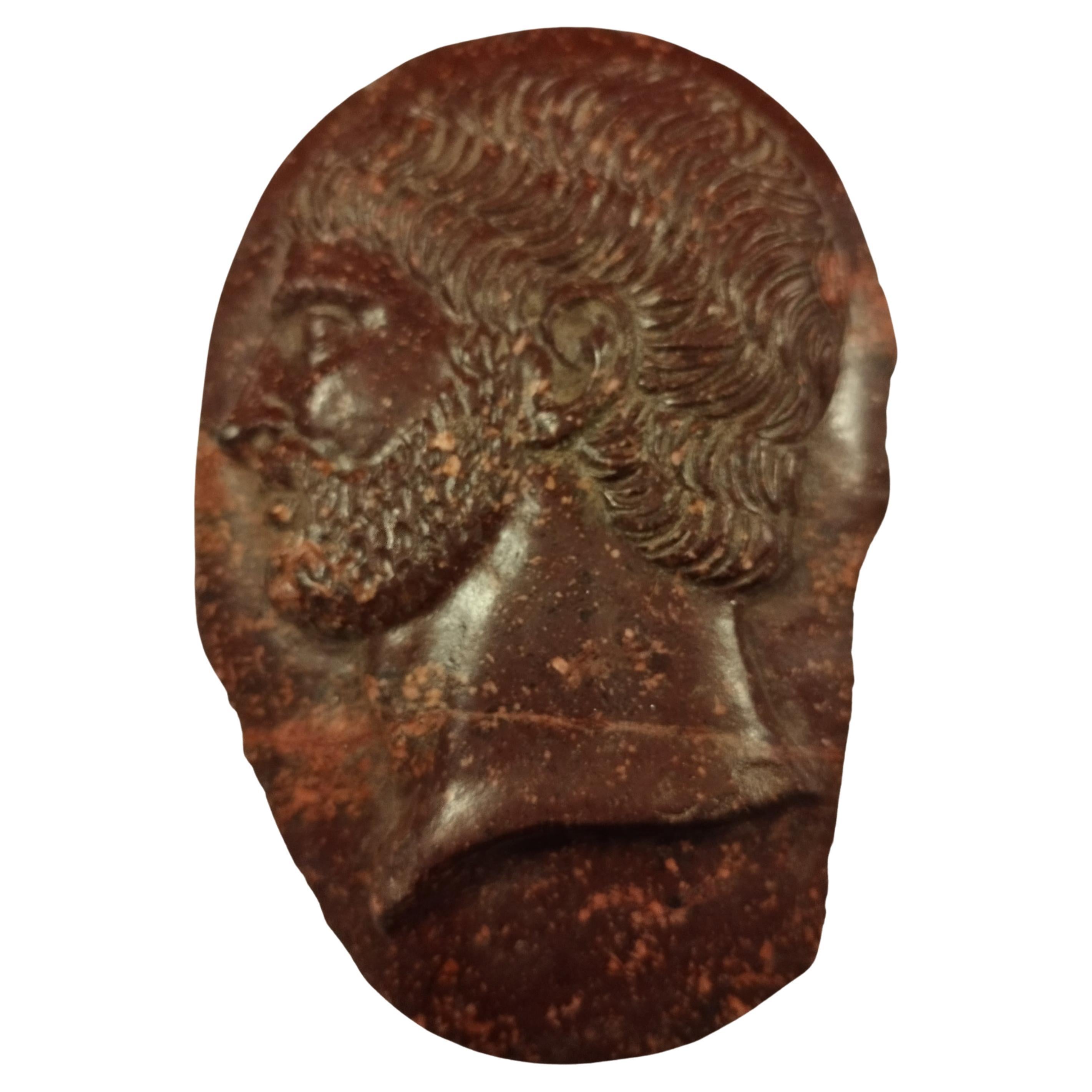 Porphyry Roman Emperor Cameo For Sale