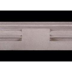 A Portland Stone Fireplace in the Manner of Edwin Lutyens