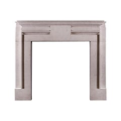 A Portland Stone Fireplace in the Manner of Edwin Lutyens