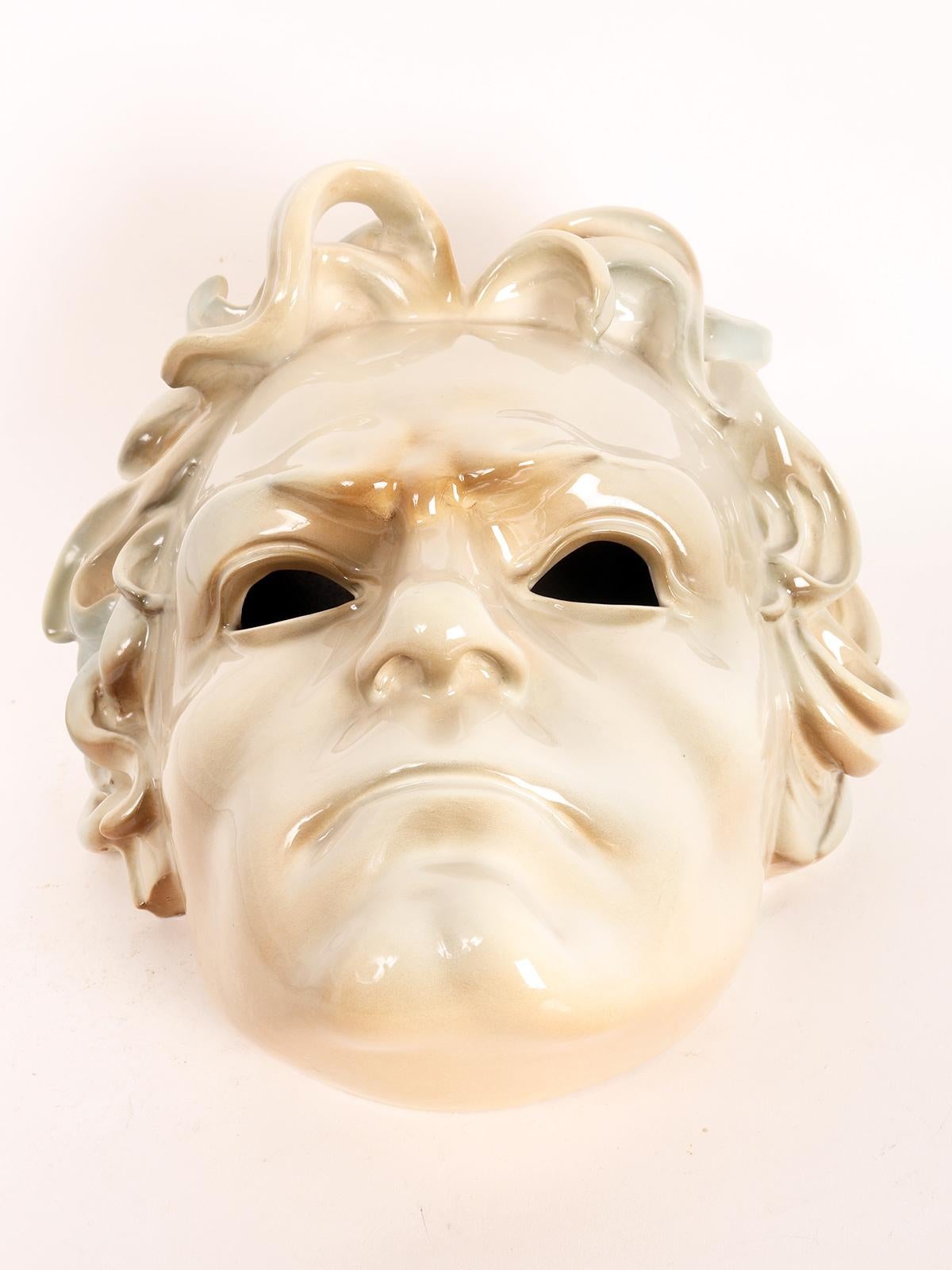Céramique Masque de Ludwig Van Beethoven, Allemagne, 1910 en vente