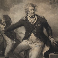 Portrait en taille-douce de l'amiral Viscount Duncan