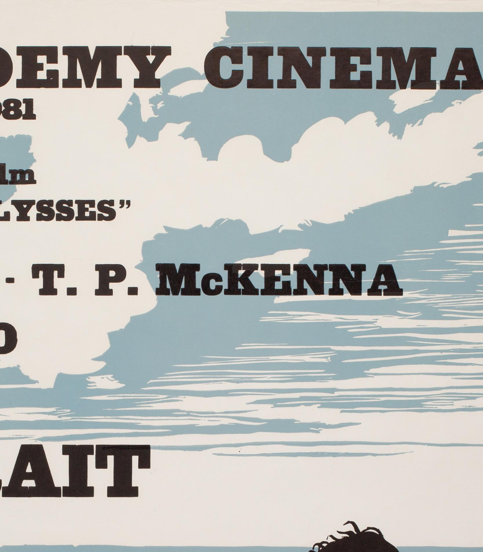 A Portrait of the Artist as a Young Man 1977 Academy Cinema UK Quad Film Poster In Good Condition In Bath, Somerset