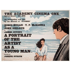 Vintage A Portrait of the Artist as a Young Man 1977 Academy Cinema UK Quad Film Poster