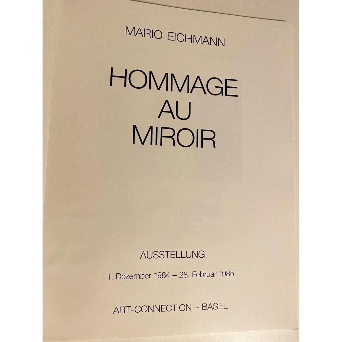 A Post Modern Mirror by Mario Eichmann, circa 1980 For Sale 7