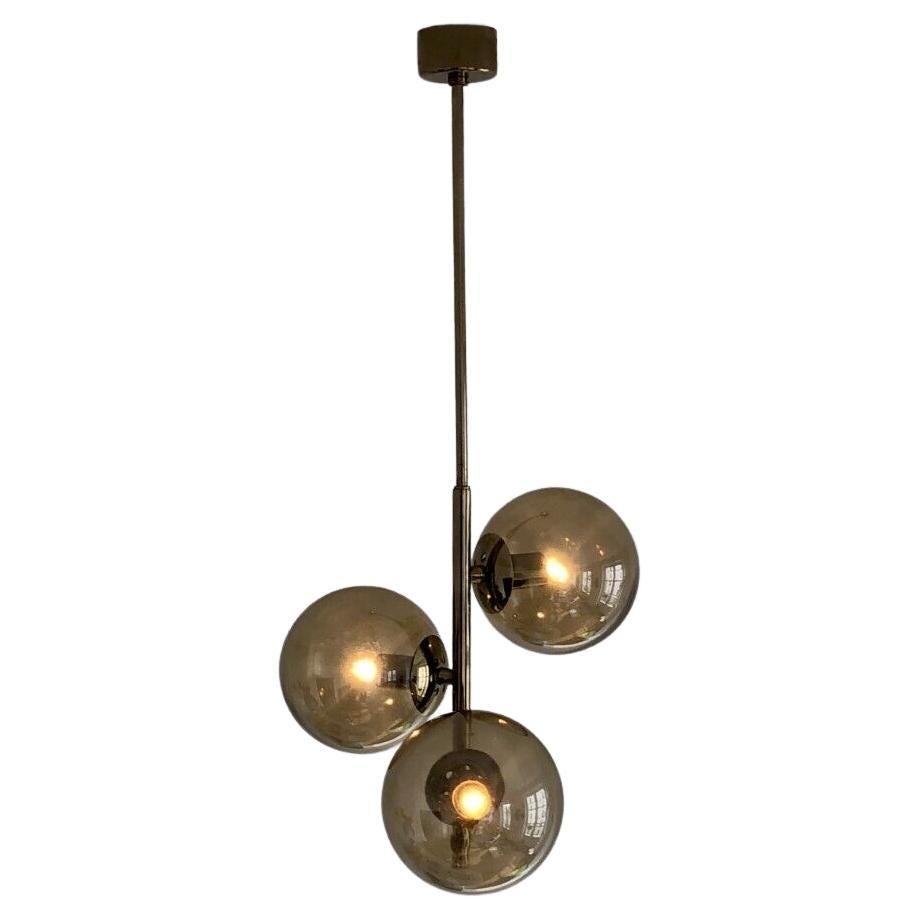 A Seventies POST-MODERN SPACE-AGE CEILING LIGHT FIXTURE, in RAAK Style, 1970