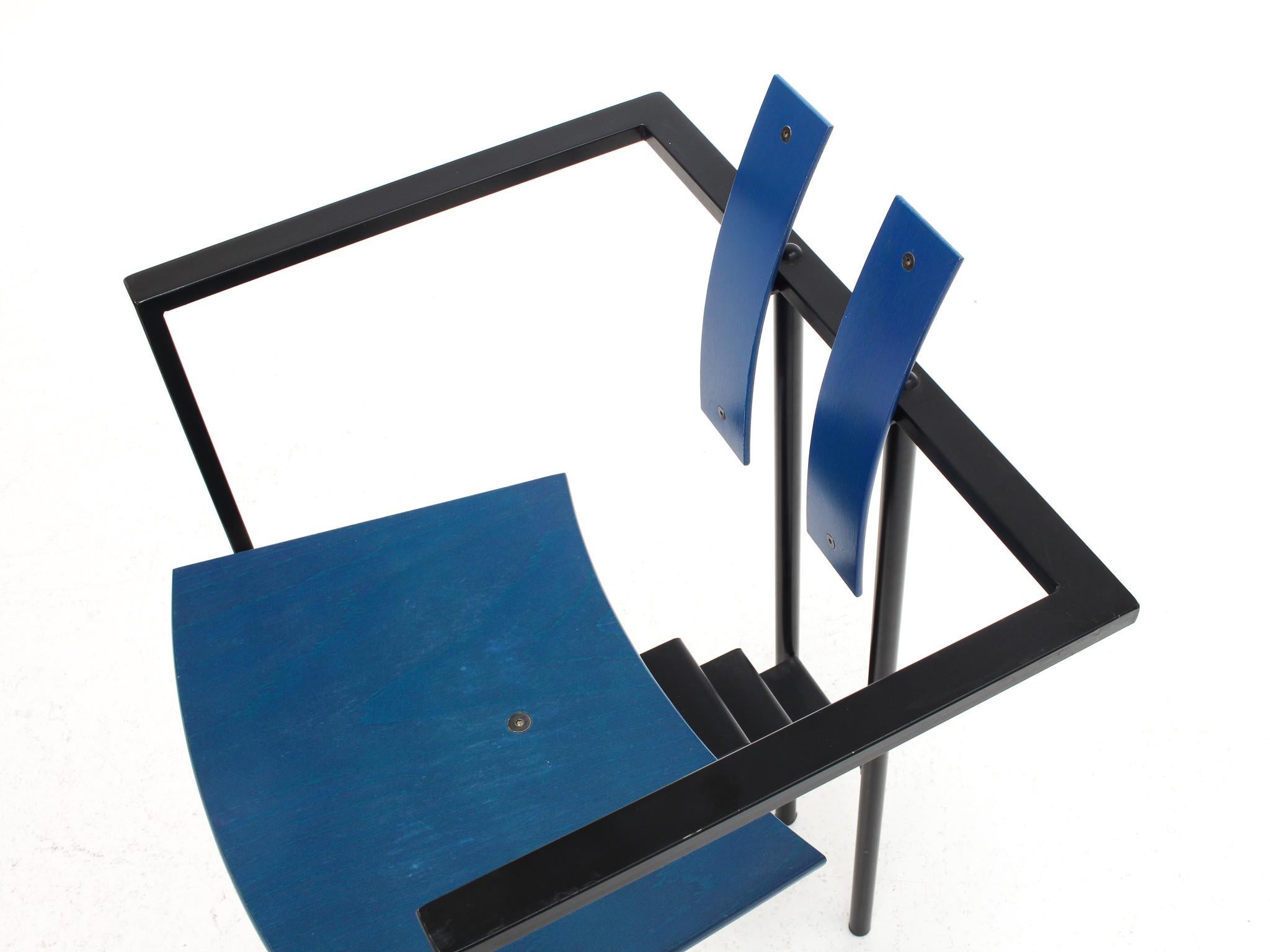 A postmodern 'Trix' chair designed by Karl Friedrich Förster, Germany, 1980s 3