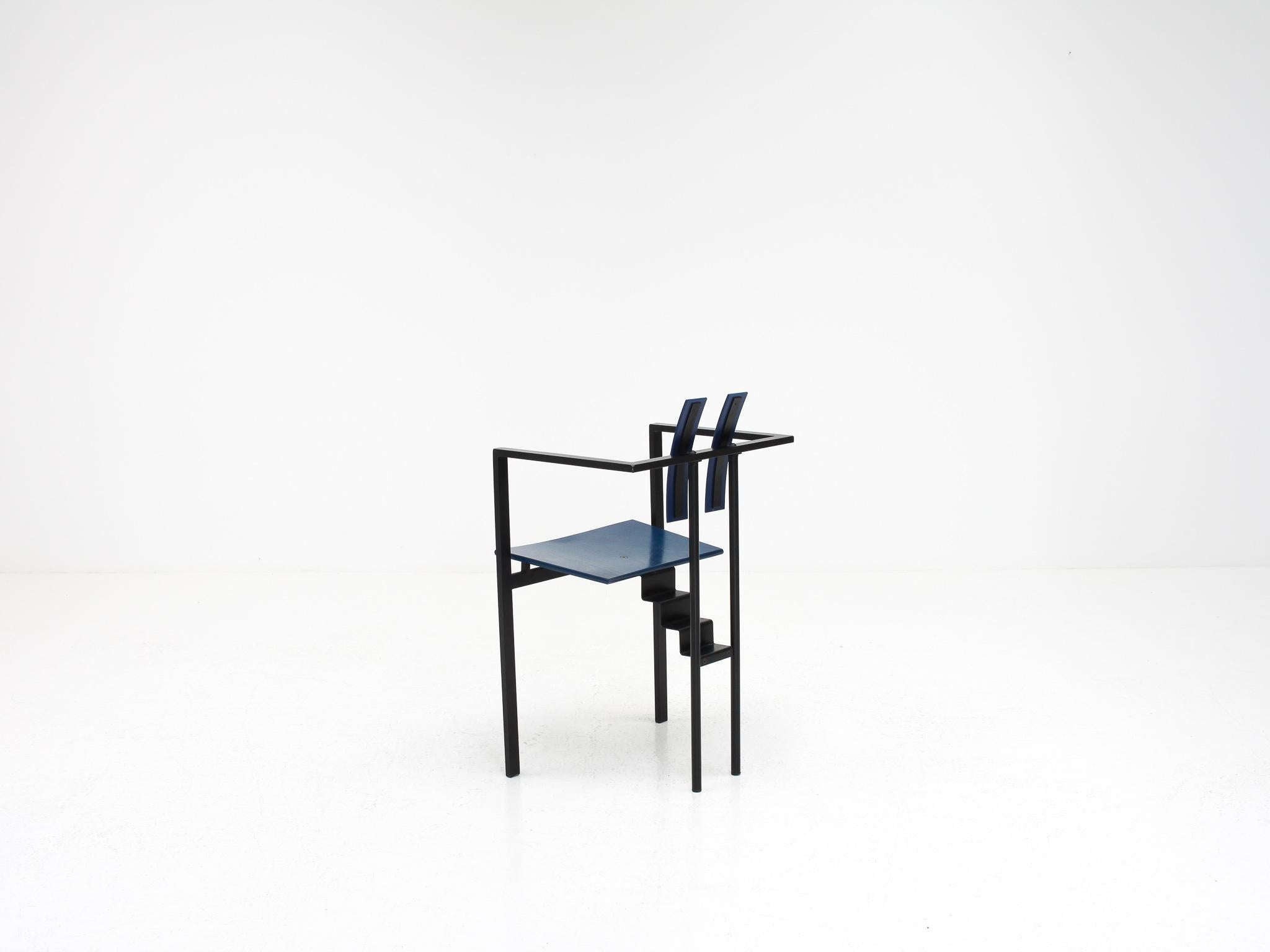 Post-Modern A postmodern 'Trix' chair designed by Karl Friedrich Förster, Germany, 1980s