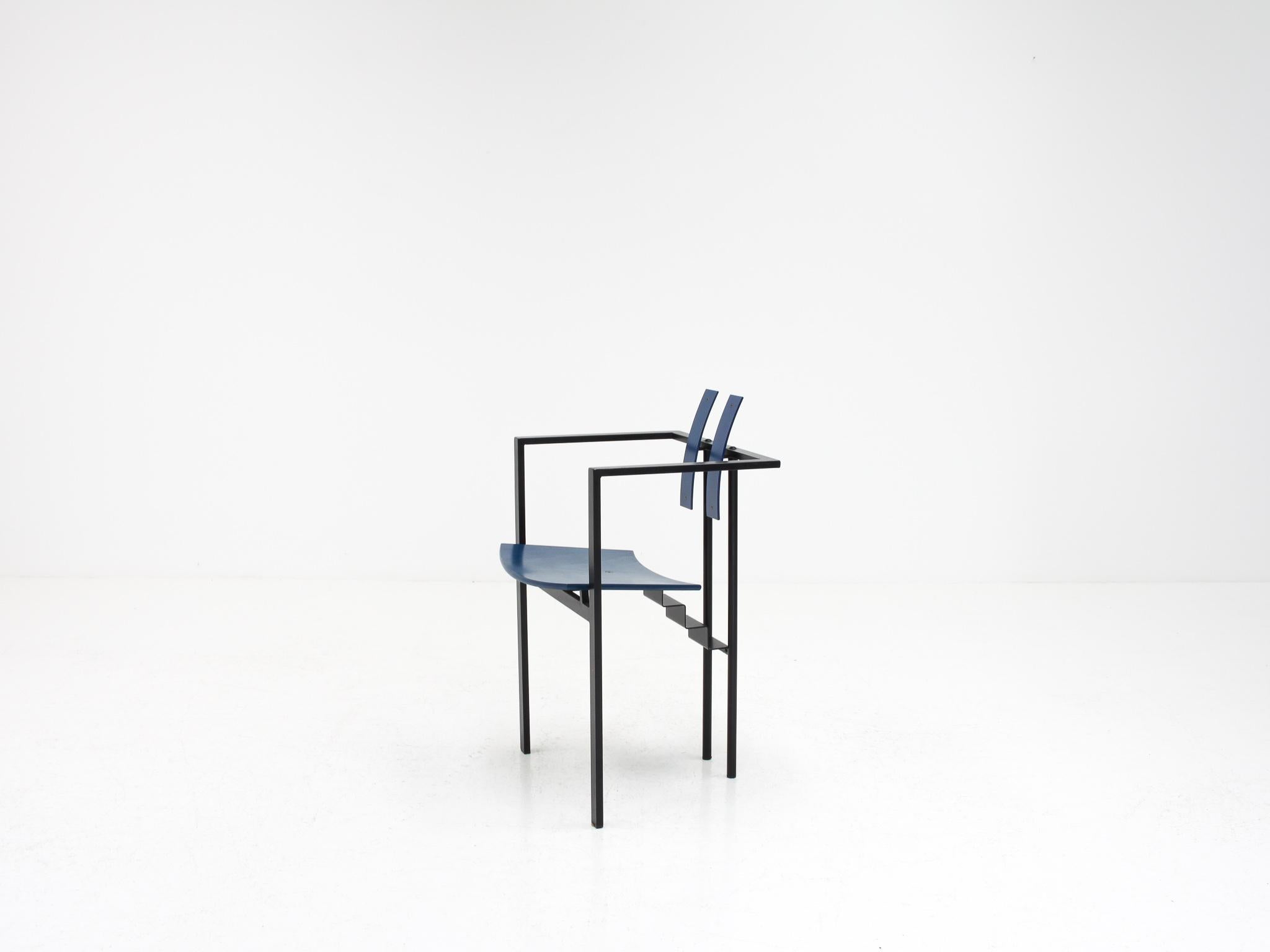 20th Century A postmodern 'Trix' chair designed by Karl Friedrich Förster, Germany, 1980s