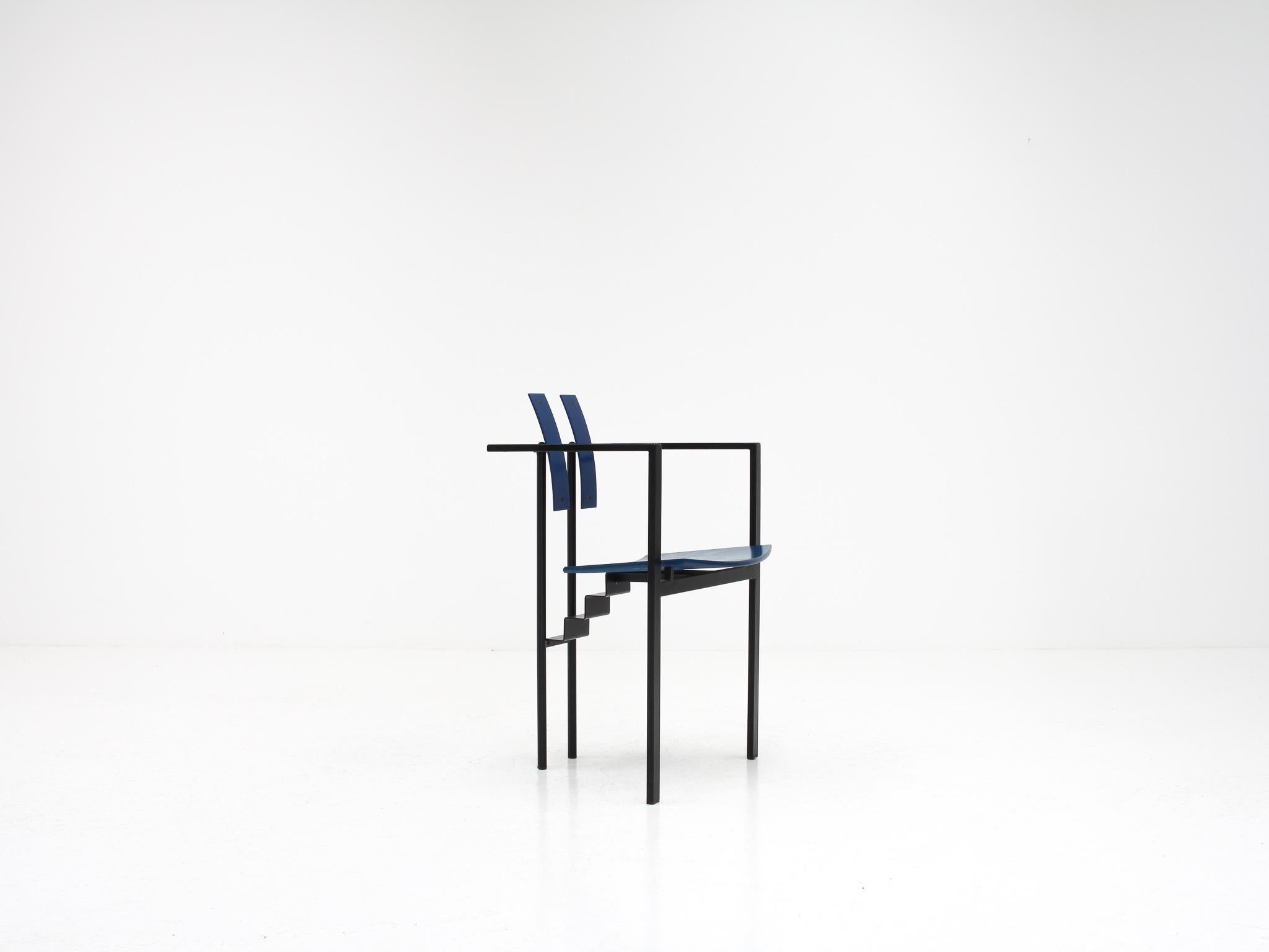 A postmodern 'Trix' chair designed by Karl Friedrich Förster, Germany, 1980s 1