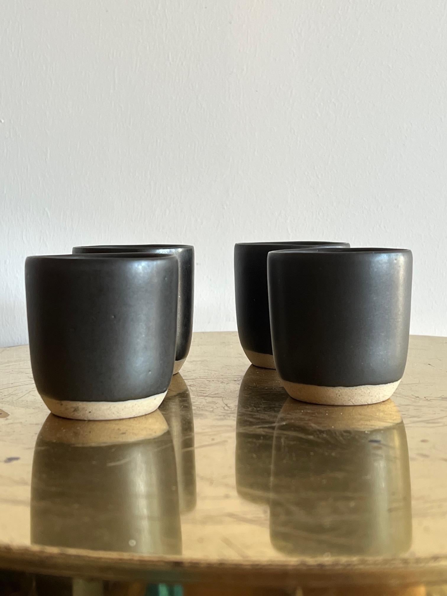 Service à café en poterie avec tasses assorties de Martz en vente 2