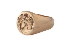 A Powerful 18kt French Signet Ring