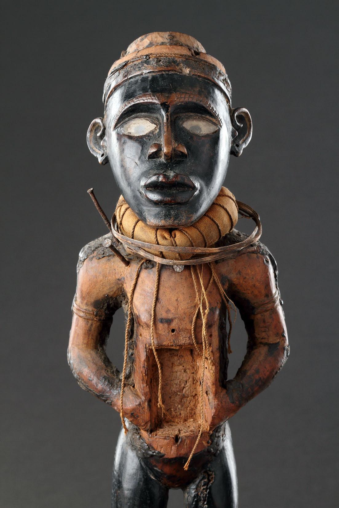 A Powerful Kongo Fetish Figure For Sale 4