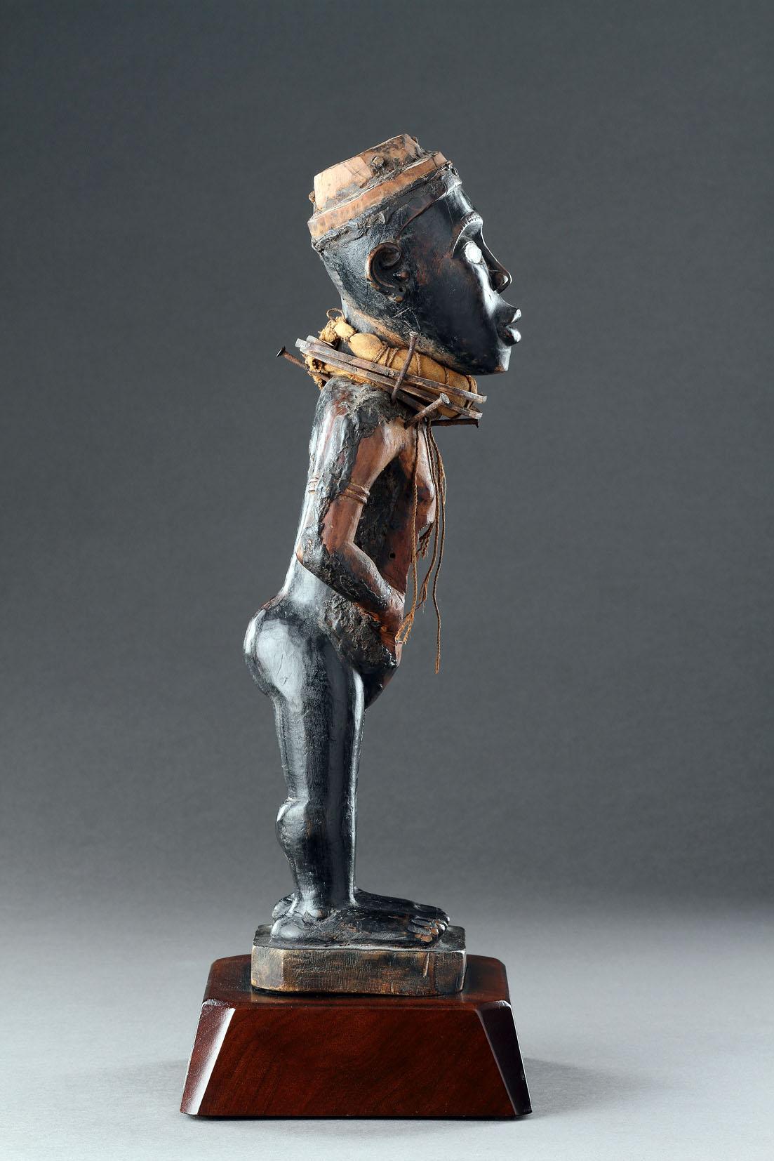 A Powerful Kongo Fetish Figure For Sale 2