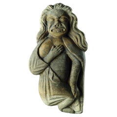 A Powerfully Carved Corbel (Label Stop or Hood Mould) Depicting Asenath