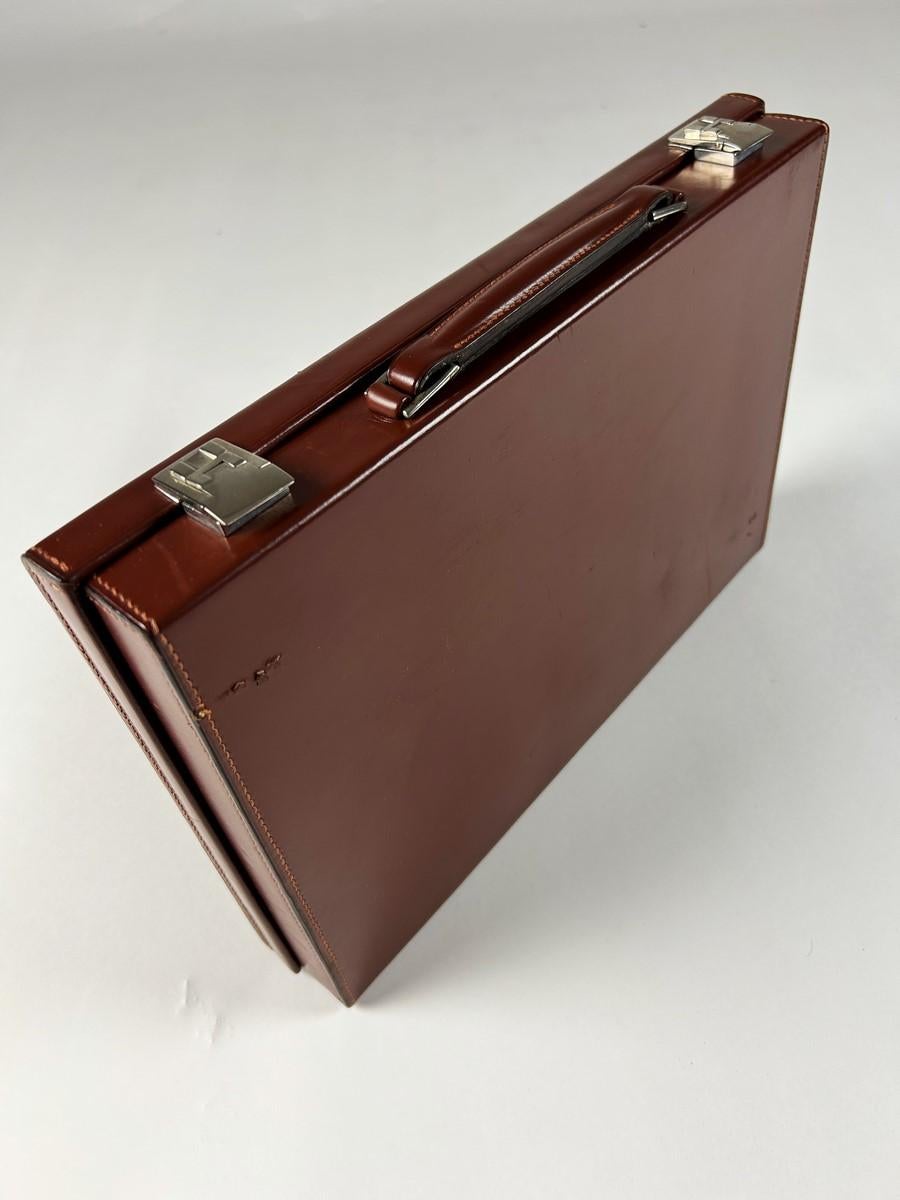 Eine kostbare Hermès Toiletry Leder Reisetasche CIRCA 1970 für Damen oder Herren im Angebot