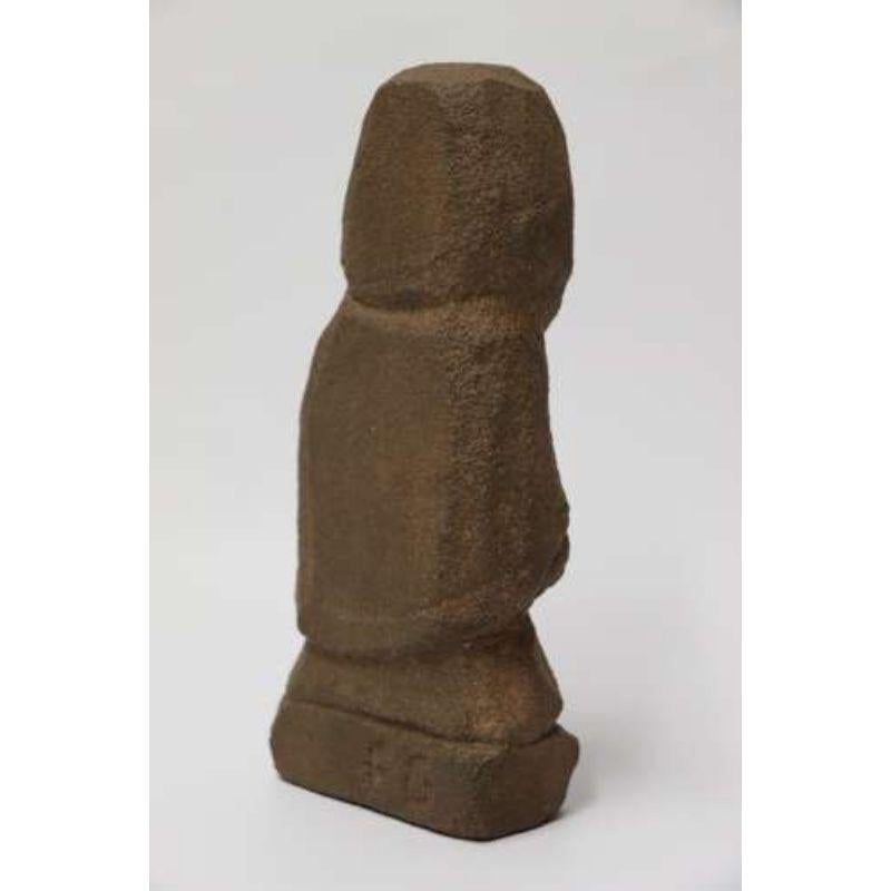 Primitive Carved Sandstone Celtic Style Figure circa 1890 In Fair Condition In Central England, GB