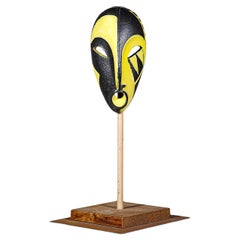 A Primitive Ceramic Mask by Fernand Elchinger France 1960's