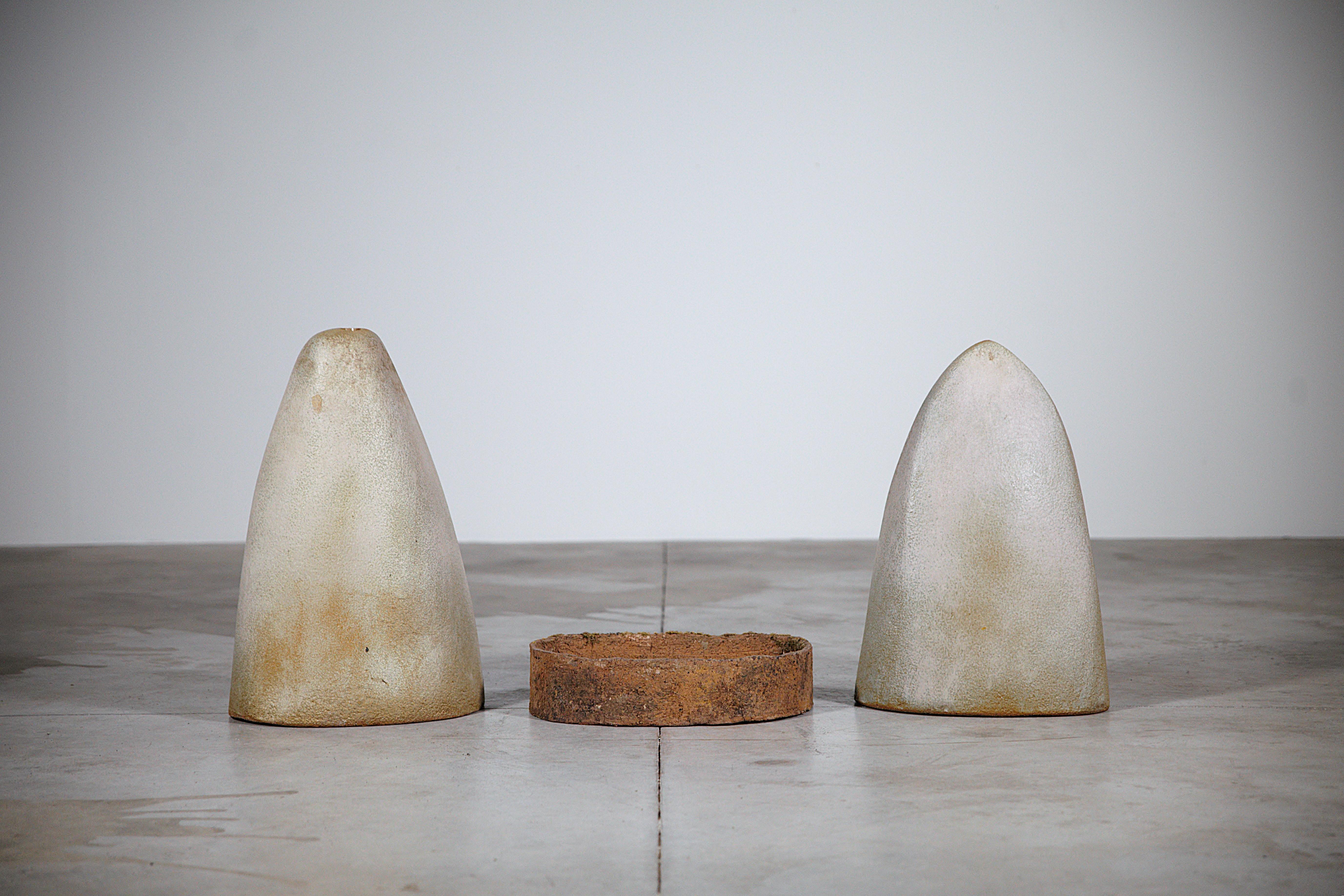 Scudo primitivo in ceramica di Tim Orr Francia, anni '70 in vendita 9