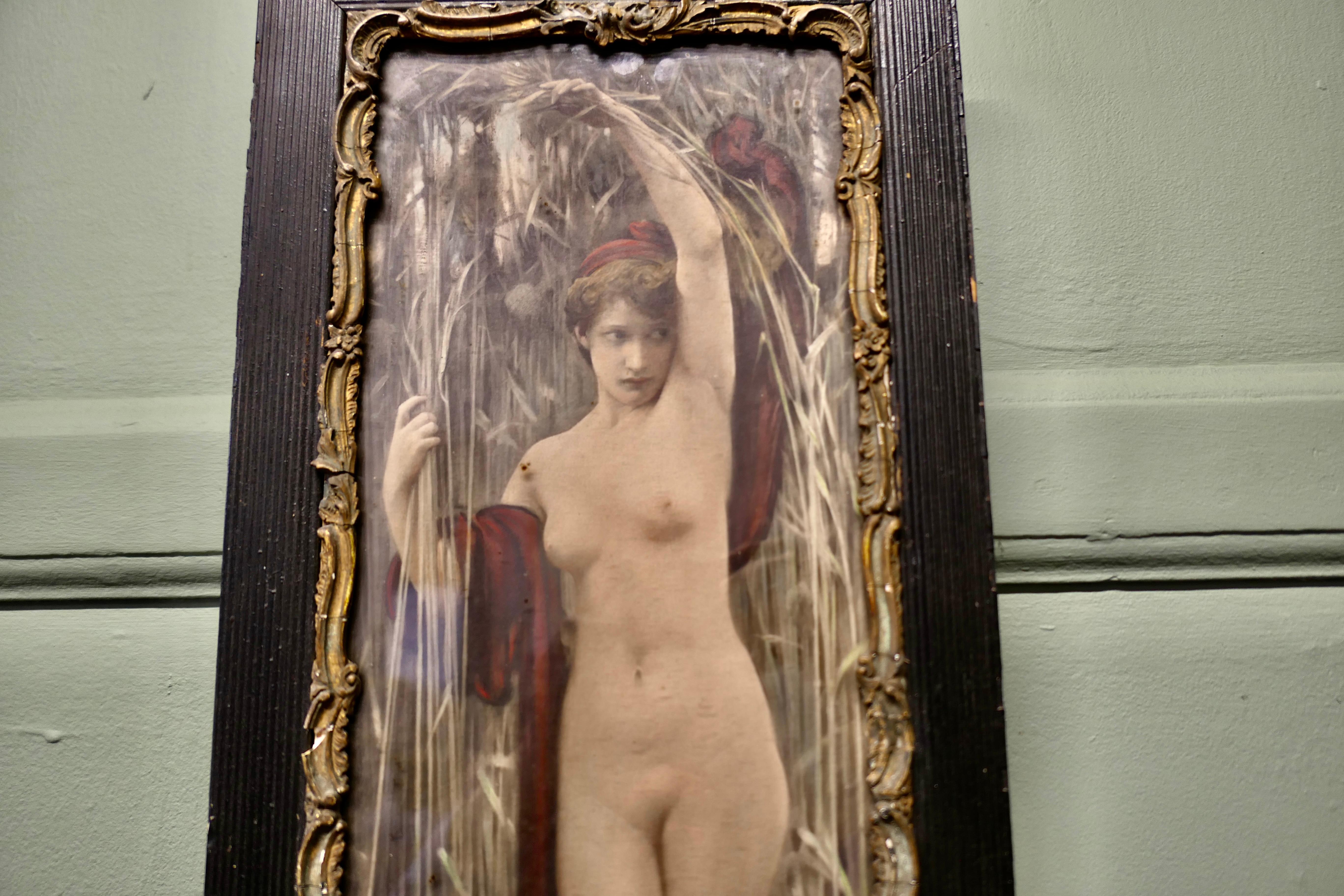 Un grabado de Syrinx, por Arthur Hacker 1858-1919 Art Nouveau en venta