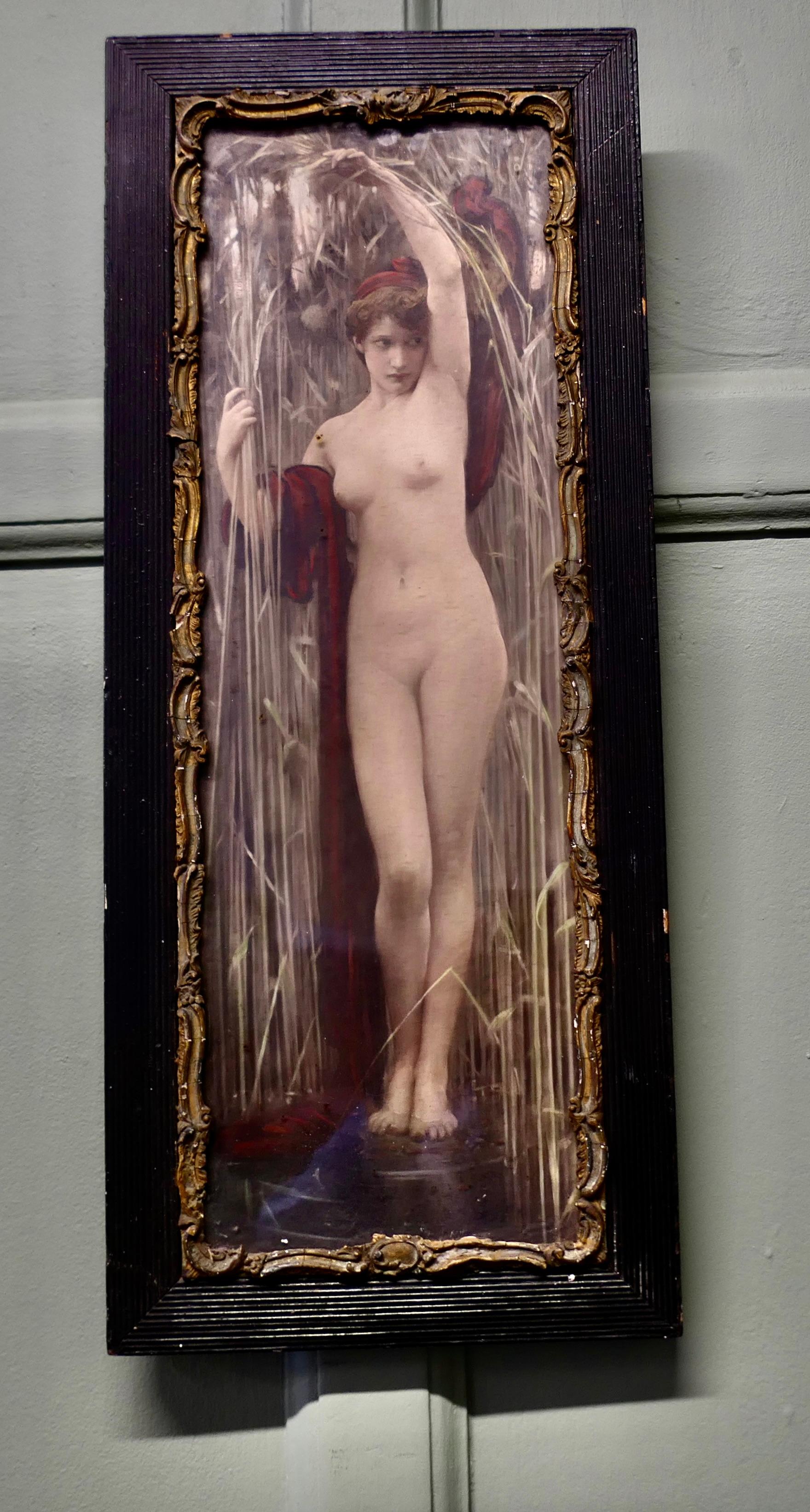 Un grabado de Syrinx, por Arthur Hacker 1858-1919 en Bueno estado para la venta en Godshill, Isle of Wight