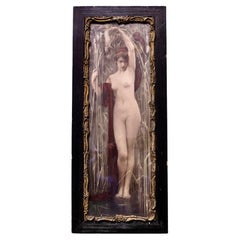 Un grabado de Syrinx, por Arthur Hacker 1858-1919